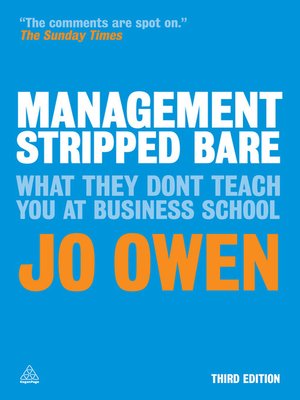 Management Stripped Bare - ebook